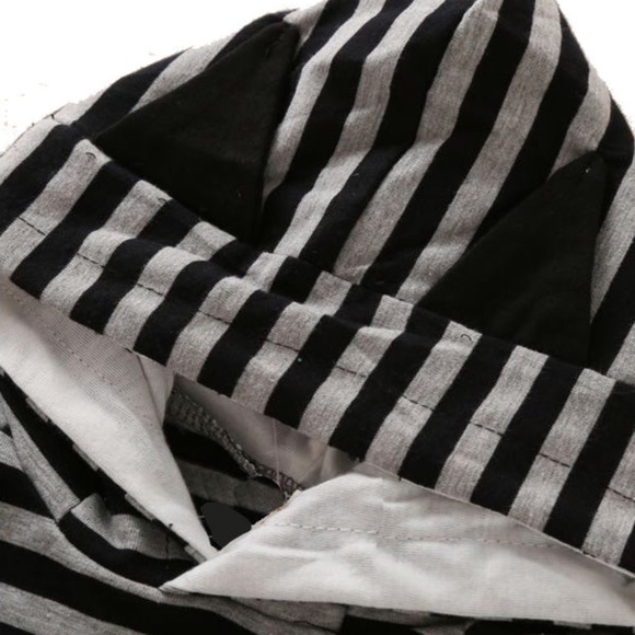 NWT Infant Stripe Hoodie and Sweatpant Set Size 3m-18m - Picture 4 of 5